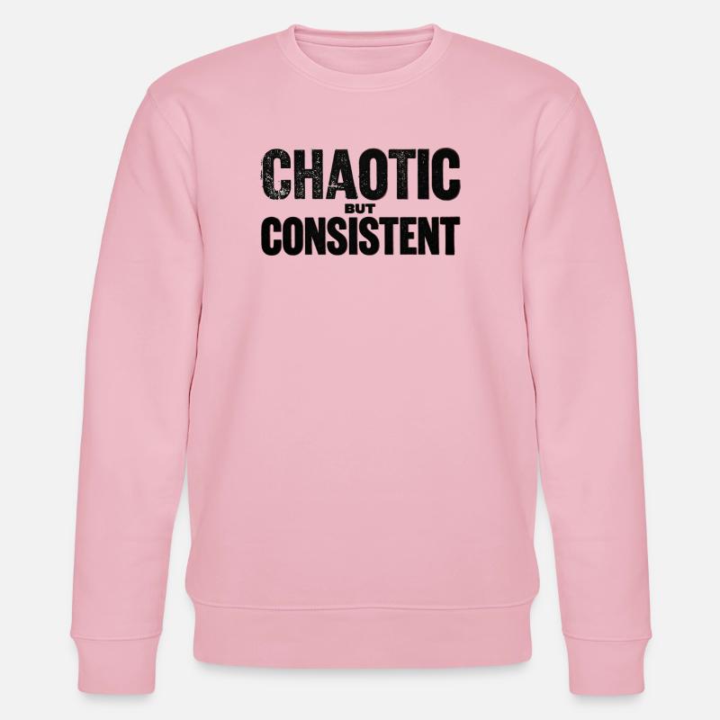 chaotic-but-consistent - Stanley/Stella CHANGER Unisex Organic Sweatshirt - cotton pink