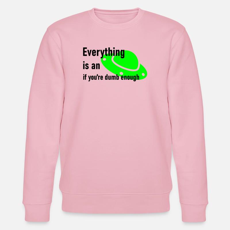 Ufo - Stanley/Stella Unisex Bio-Sweatshirt CHANGER  - Hellrosa