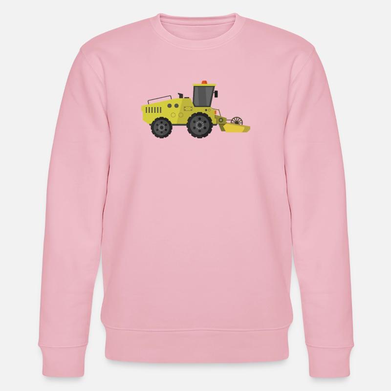 Mähdrescher - Stanley/Stella Unisex Bio-Sweatshirt CHANGER  - Hellrosa