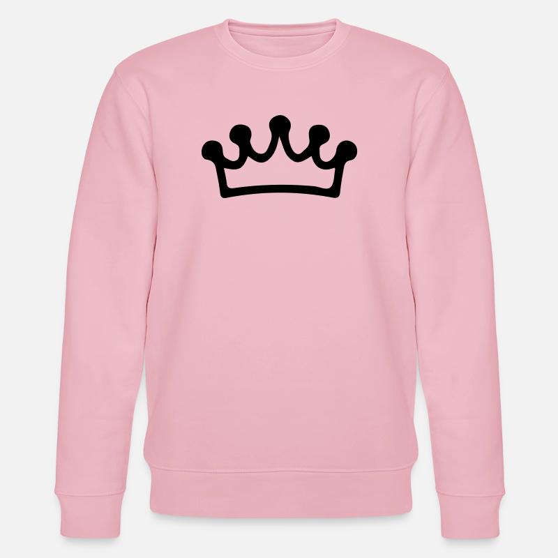 Krone Symbolik - Stanley/Stella Unisex Bio-Sweatshirt CHANGER  - Hellrosa
