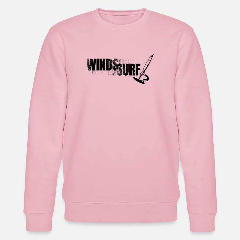 Windsurfer avec lettres - Sweat bio CHANGER Stanley/Stella Unisexe - rose pâle