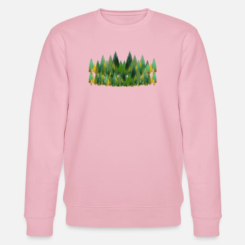 trees and trees and trees - Stanley/Stella Unisex Bio-Sweatshirt CHANGER  - Hellrosa