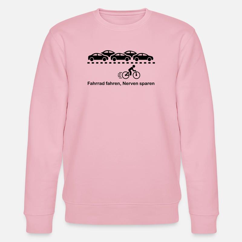 Fahrrad - Stanley/Stella Unisex Bio-Sweatshirt CHANGER - Hellrosa
