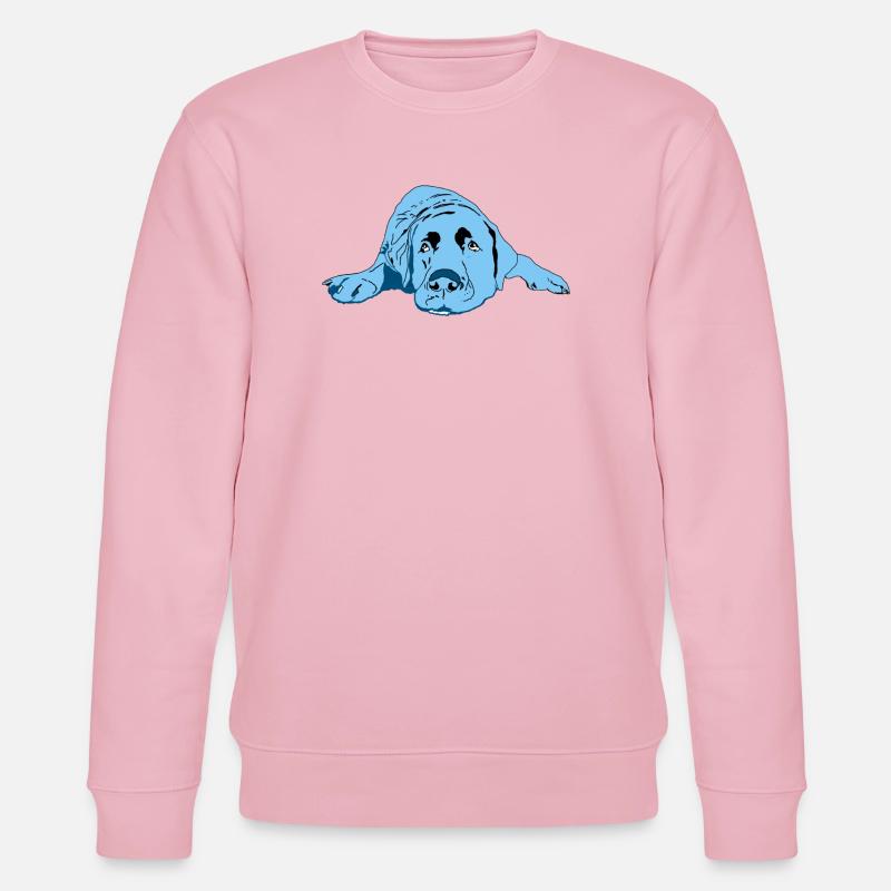 Labrador - Stanley/Stella Unisex Bio-Sweatshirt CHANGER  - Hellrosa
