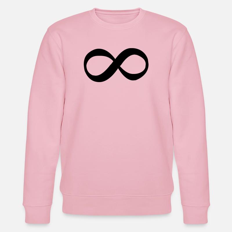 Unendlich - Stanley/Stella Unisex Bio-Sweatshirt CHANGER  - Hellrosa