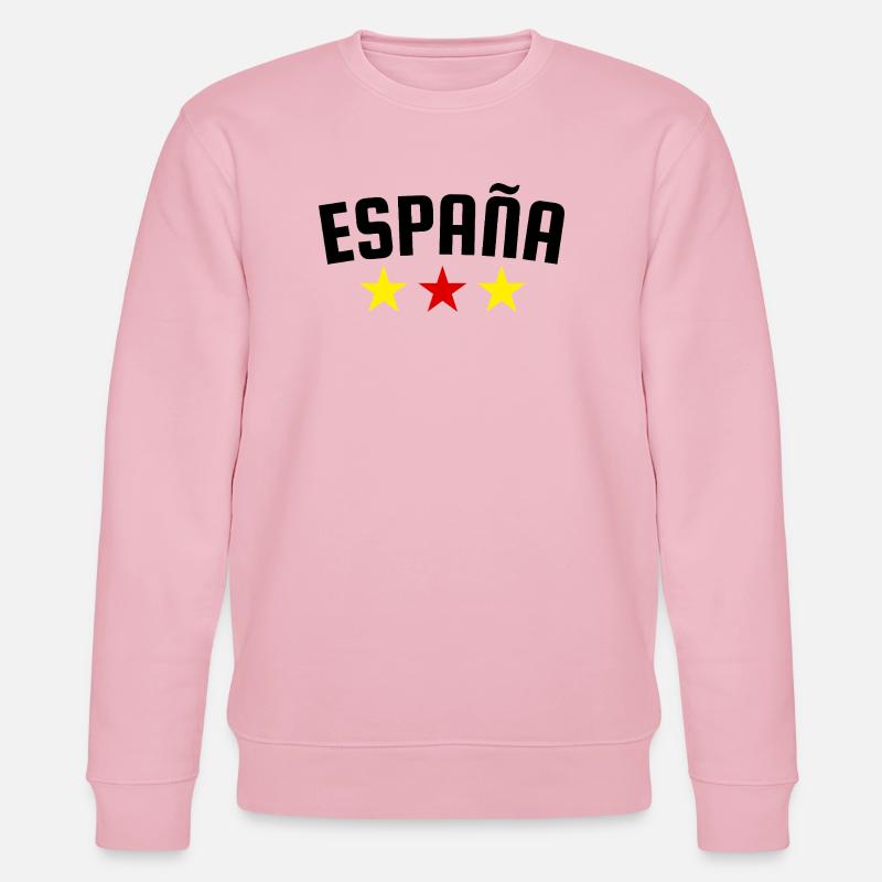 Espagne Trois Étoiles Design - Sweat bio CHANGER Stanley/Stella Unisexe - rose pâle