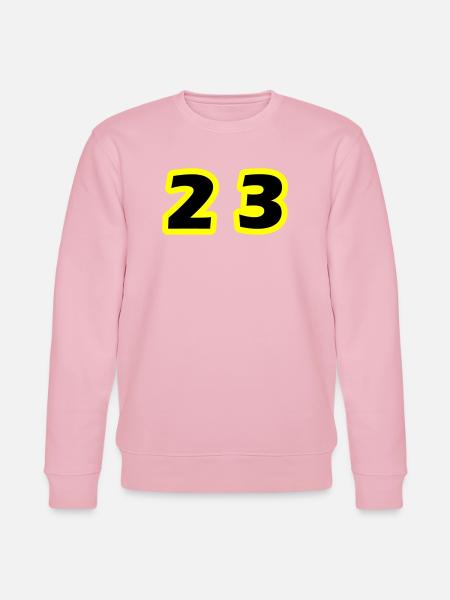 23 Number symbol - Stanley/Stella CHANGER Unisex Organic Sweatshirt - cotton pink