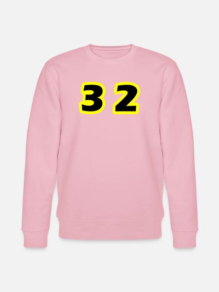 32 Number Symbol - Stanley/Stella CHANGER Unisex Organic Sweatshirt - cotton pink