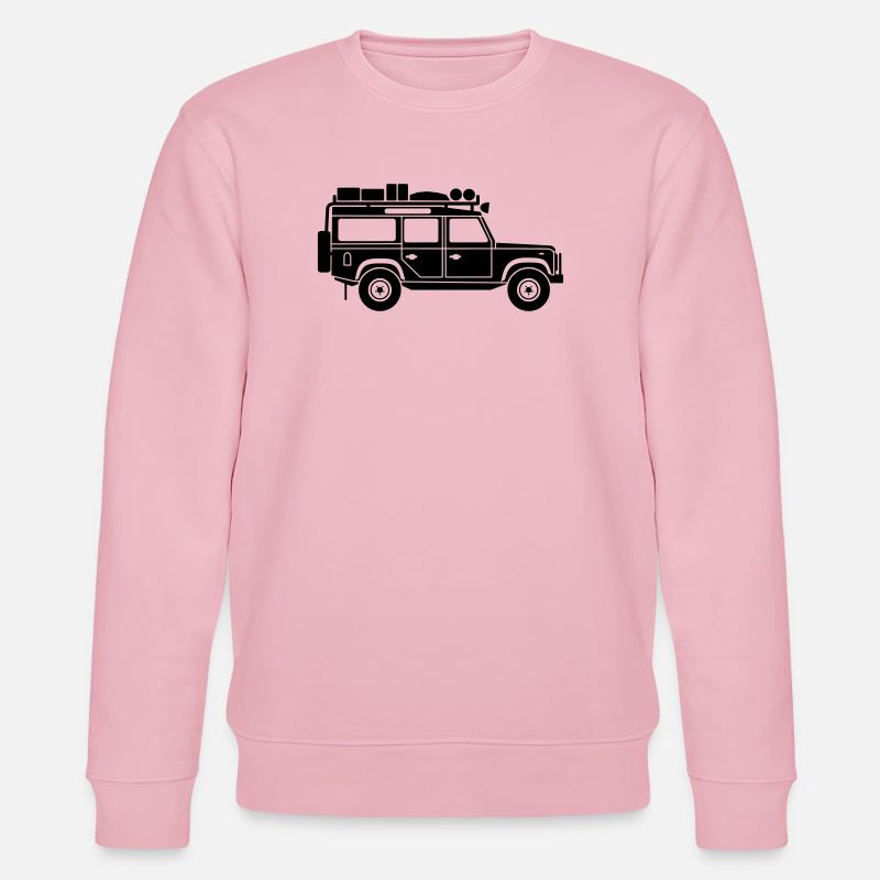 Defender D110 Expedition - Stanley/Stella Unisex Bio-Sweatshirt CHANGER  - Hellrosa