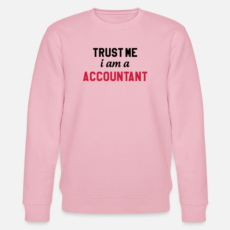 comptable / comptabilité / argent / Finance / Euro - Sweat bio CHANGER Stanley/Stella Unisexe - rose pâle