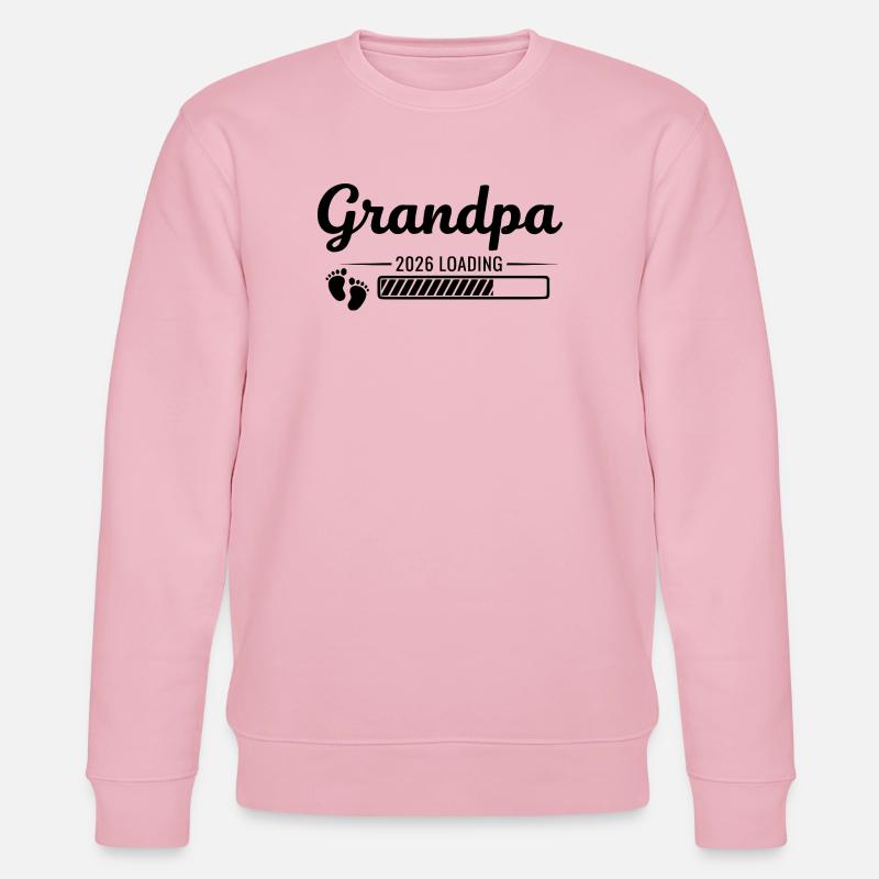 Grandpa 2026 Loading - Stanley/Stella Unisex Bio-Sweatshirt CHANGER  - Hellrosa