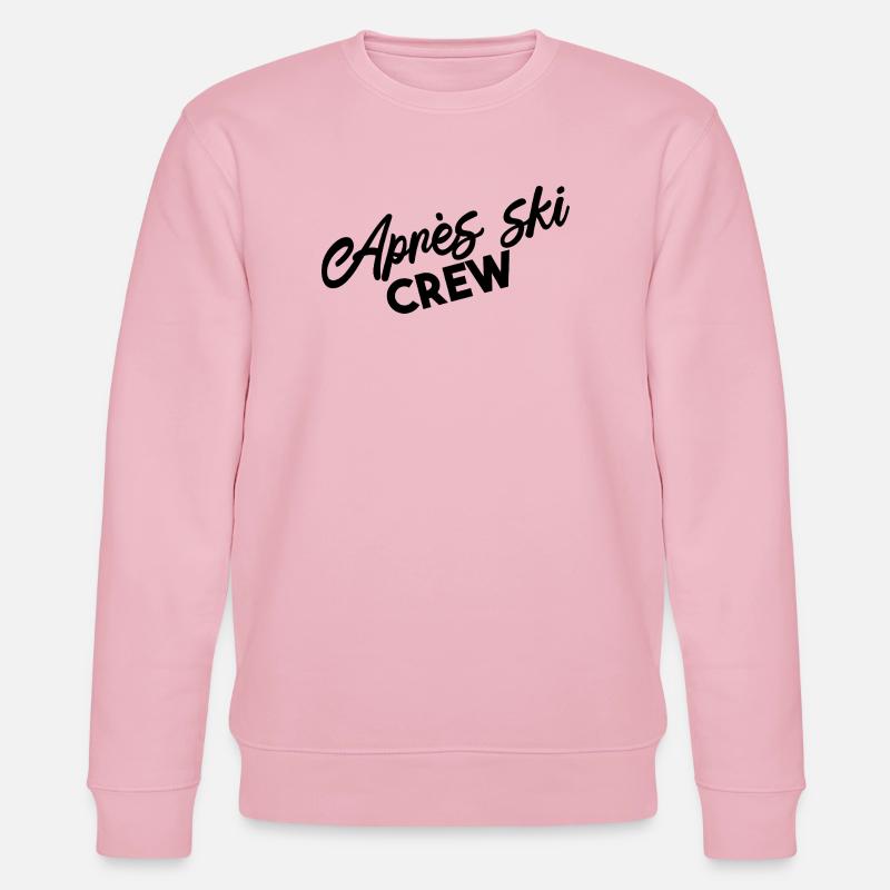 L’équipage APRÈS Ski - Sweat bio CHANGER Stanley/Stella Unisexe - rose pâle