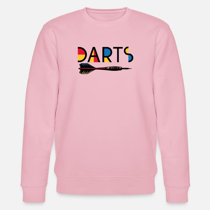 Dart,Darts Bunt - Stanley/Stella Unisex Bio-Sweatshirt CHANGER  - Hellrosa