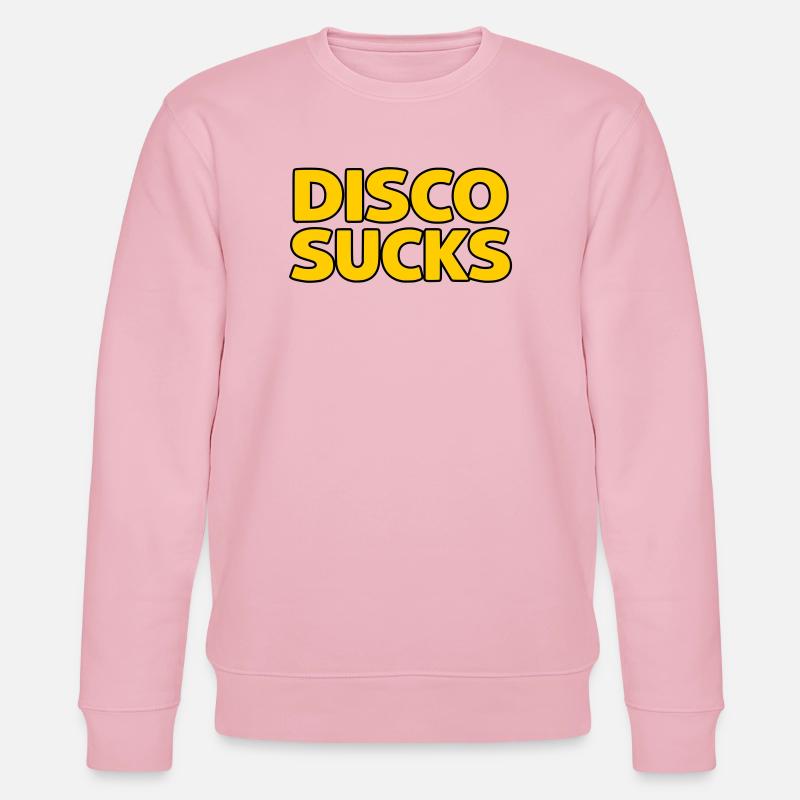 La disco, c’est nul - Sweat bio CHANGER Stanley/Stella Unisexe - rose pâle