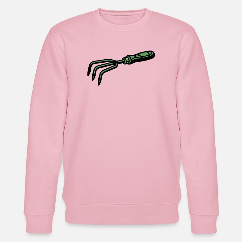 Gartenkralle Handgrubber Icon - Stanley/Stella Unisex Bio-Sweatshirt CHANGER  - Hellrosa