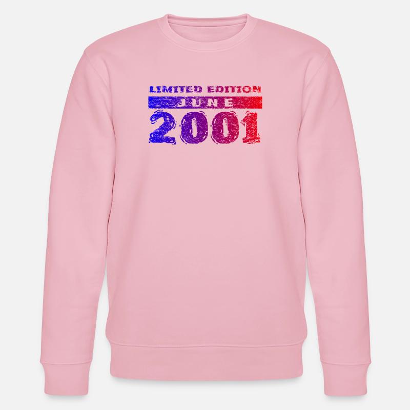 25e anniversaire Édition Limitée 06/2001 - Sweat bio CHANGER Stanley/Stella Unisexe - rose pâle