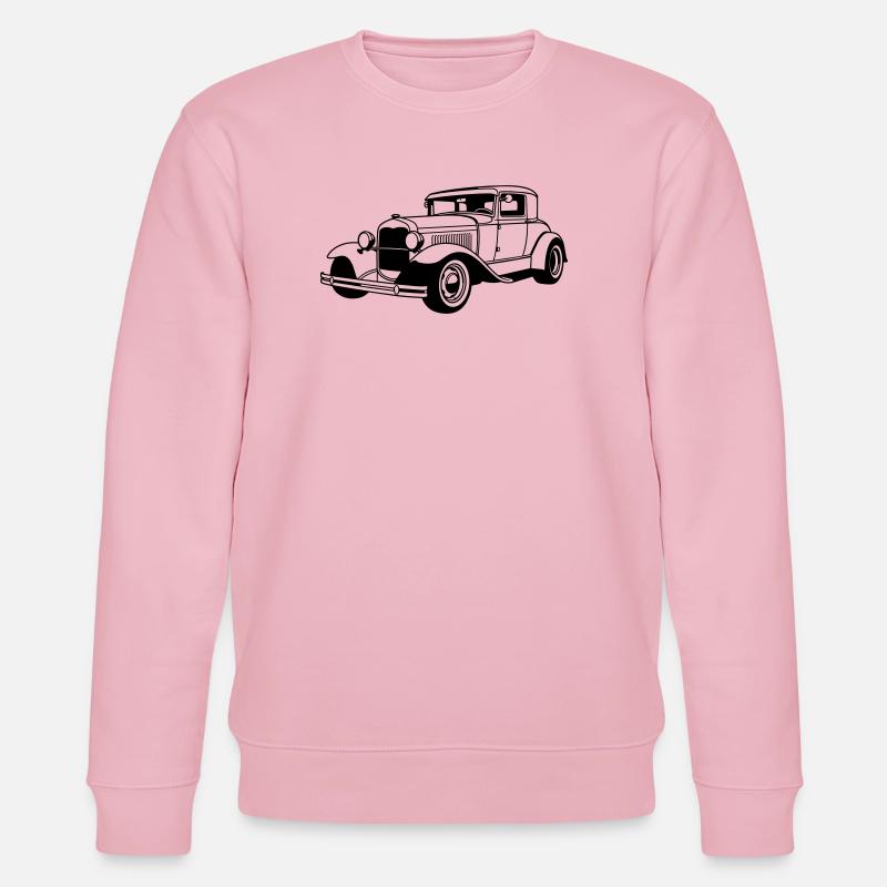 Klassischer Wagen - Stanley/Stella Unisex Bio-Sweatshirt CHANGER  - Hellrosa