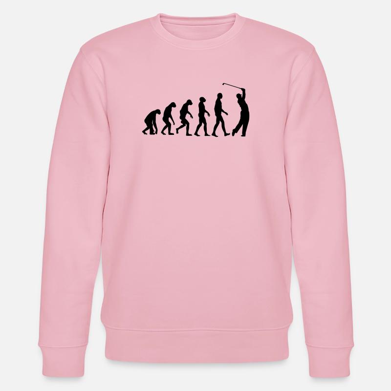 Golf Evolution Golfing - Stanley/Stella Unisex Bio-Sweatshirt CHANGER  - Hellrosa