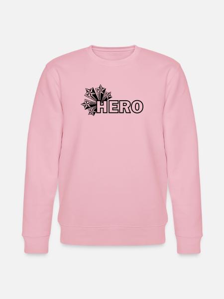 My hero star - Stanley/Stella CHANGER Unisex Organic Sweatshirt - cotton pink