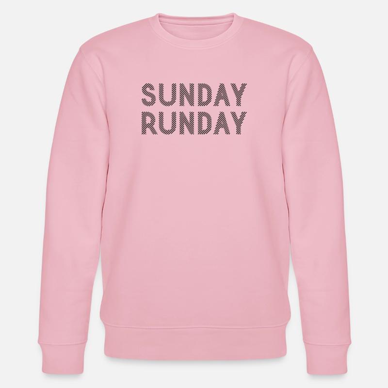 Course du dimanche - Sweat bio CHANGER Stanley/Stella Unisexe - rose pâle