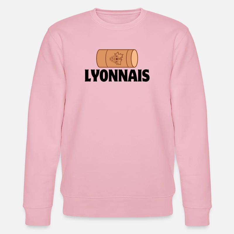 Lyon, bouchon Lyonnais, restaurant - Stanley/Stella Unisex Bio-Sweatshirt CHANGER  - Hellrosa