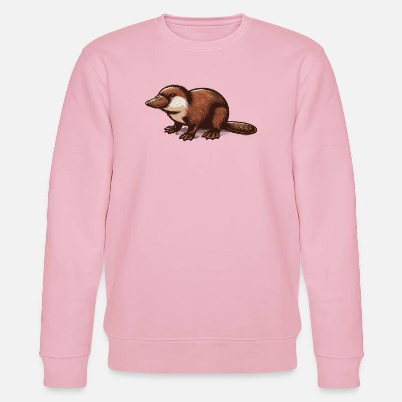 Ornithorynque - Sweat bio CHANGER Stanley/Stella Unisexe - rose pâle