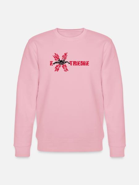 skydiver extreme - Stanley/Stella CHANGER Unisex Organic Sweatshirt - cotton pink