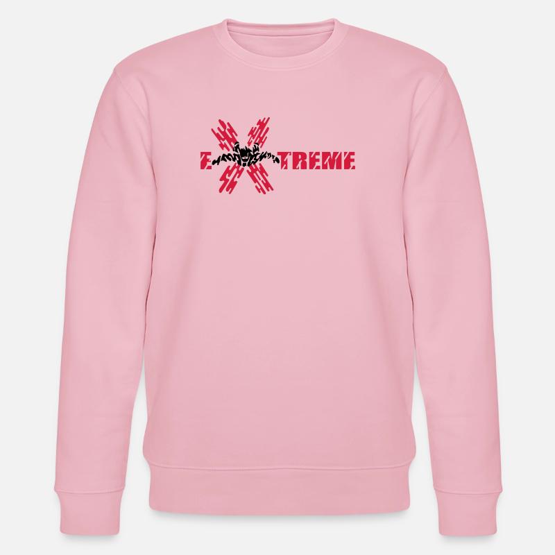 skydiver extreme - Stanley/Stella CHANGER Unisex Organic Sweatshirt - cotton pink