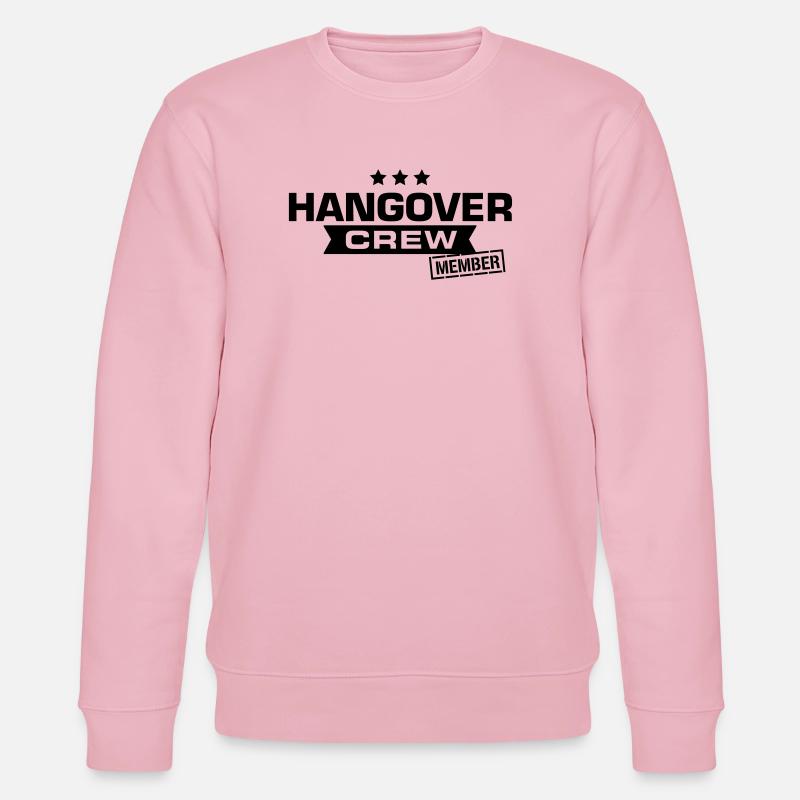 hangover crew junggesellenabschied - Stanley/Stella Unisex Bio-Sweatshirt CHANGER  - Hellrosa