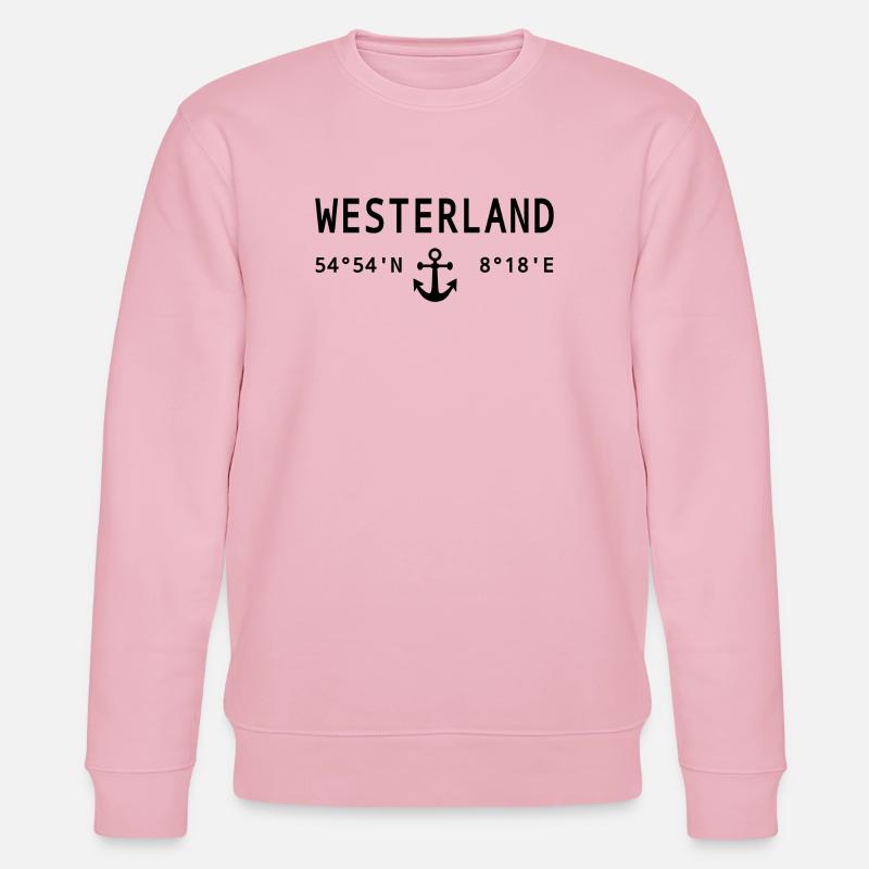 Westerland - Stanley/Stella Unisex Bio-Sweatshirt CHANGER  - Hellrosa