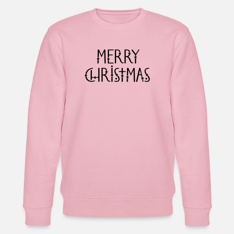 Joyeux Noël - Sweat bio CHANGER Stanley/Stella Unisexe - rose pâle