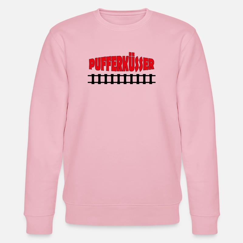 PUFFERKÜSSER - Stanley/Stella Unisex Bio-Sweatshirt CHANGER  - Hellrosa