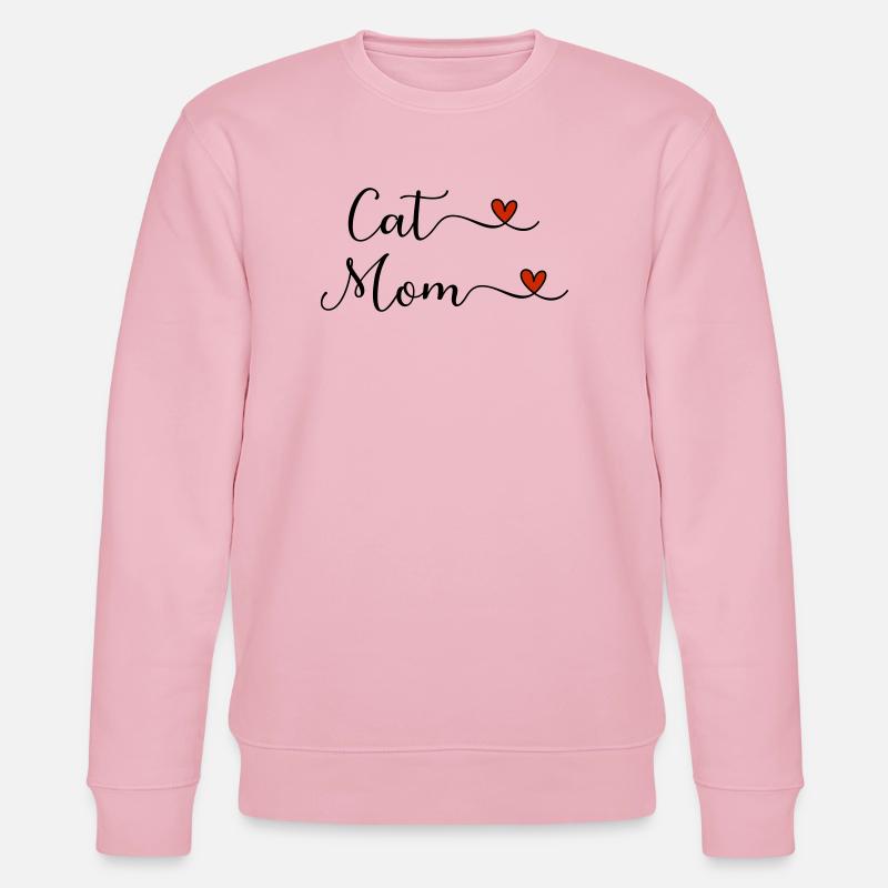 Katzenmama - Stanley/Stella Unisex Bio-Sweatshirt CHANGER - Hellrosa