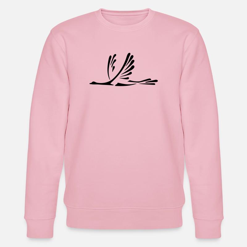 vogel_1 - Sweat bio CHANGER Stanley/Stella Unisexe - rose pâle