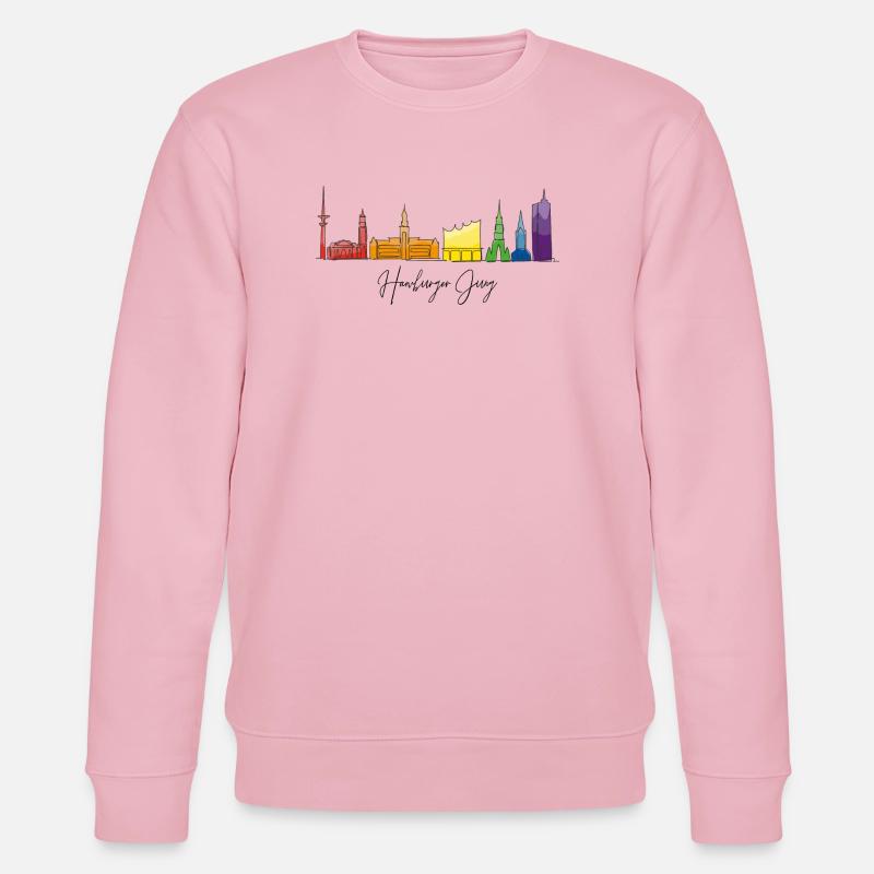 Hamburger Jung - Stanley/Stella Unisex Bio-Sweatshirt CHANGER  - Hellrosa