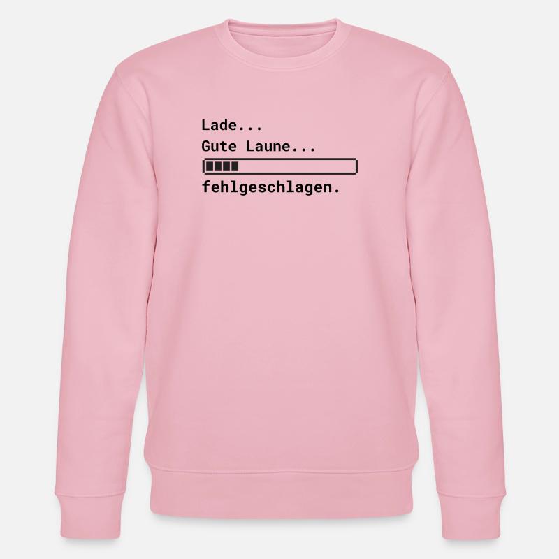 Lade Gute Laune - Stanley/Stella Unisex Bio-Sweatshirt CHANGER  - Hellrosa