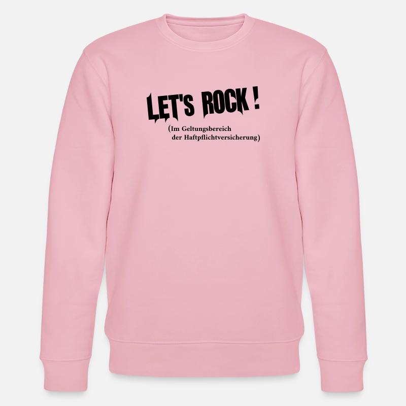 Lets Rock - Stanley/Stella Unisex Bio-Sweatshirt CHANGER  - Hellrosa