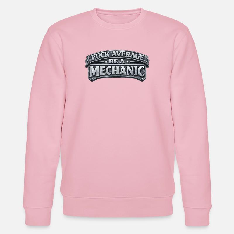 Stolzer Mechaniker – Leidenschaft & Können - Stanley/Stella Unisex Bio-Sweatshirt CHANGER  - Hellrosa
