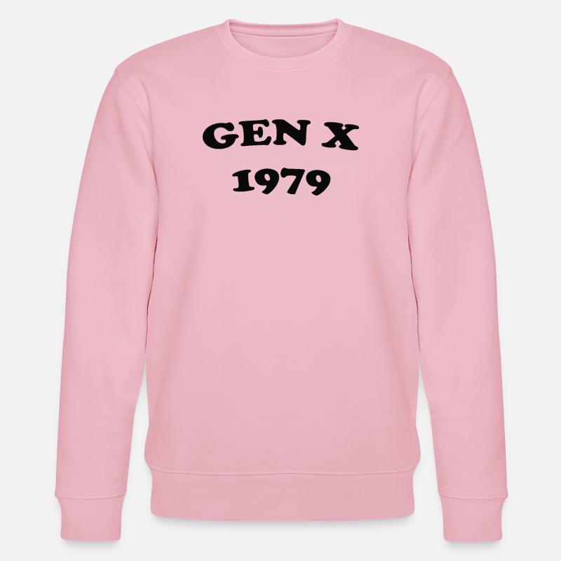Gen X 1979 Retro Silhouette - Stanley/Stella Unisex Bio-Sweatshirt CHANGER  - Hellrosa