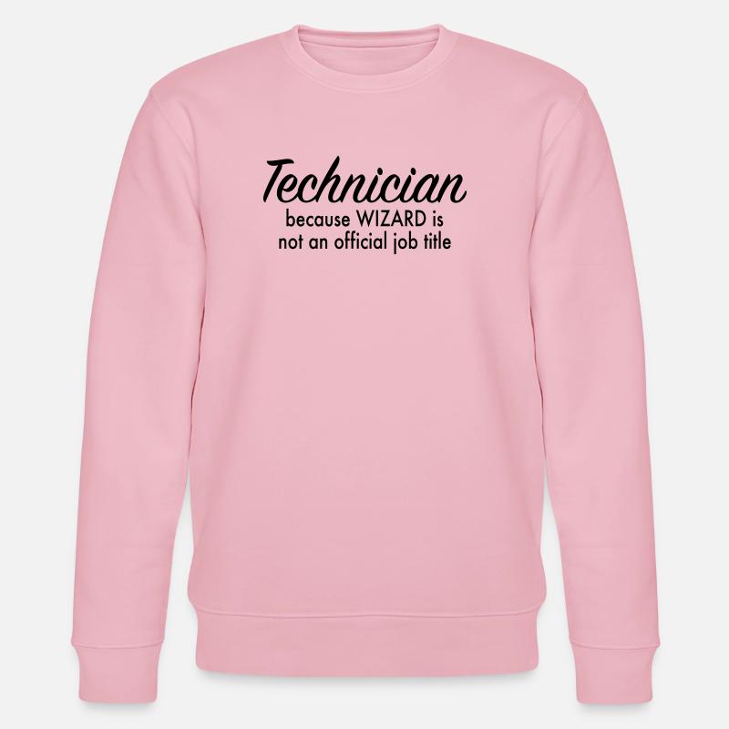 Techniciens - Sweat bio CHANGER Stanley/Stella Unisexe - rose pâle