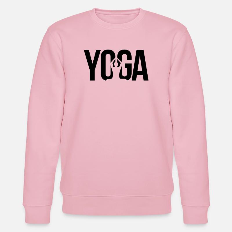 yoga - Stanley/Stella Unisex Bio-Sweatshirt CHANGER  - Hellrosa