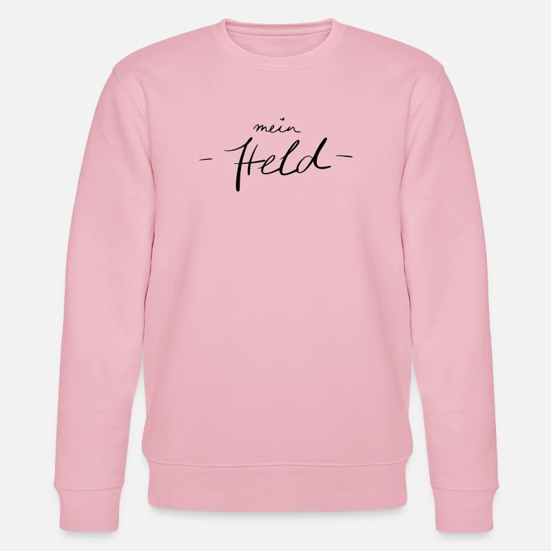 mein Held - Stanley/Stella Unisex Bio-Sweatshirt CHANGER  - Hellrosa
