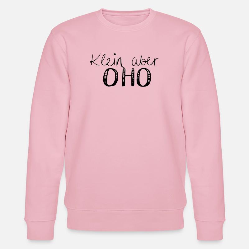 Klein aber OHO - Stanley/Stella Unisex Bio-Sweatshirt CHANGER  - Hellrosa