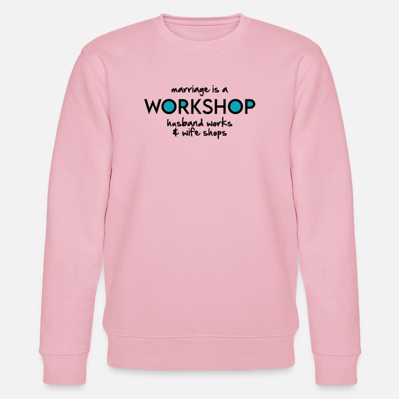 Workshop - Stanley/Stella CHANGER Unisex Organic Sweatshirt - cotton pink