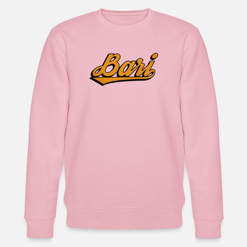 Bari Script: Orange Retro Logo - Stanley/Stella Unisex Bio-Sweatshirt CHANGER  - Hellrosa