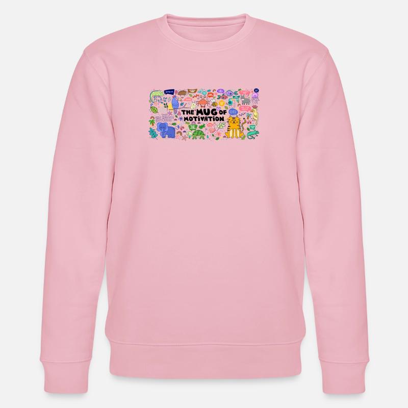 Tasse der Motivation - Stanley/Stella Unisex Bio-Sweatshirt CHANGER  - Hellrosa