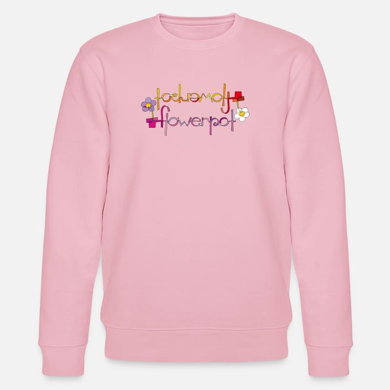 pot de fleur - Sweat bio CHANGER Stanley/Stella Unisexe - rose pâle