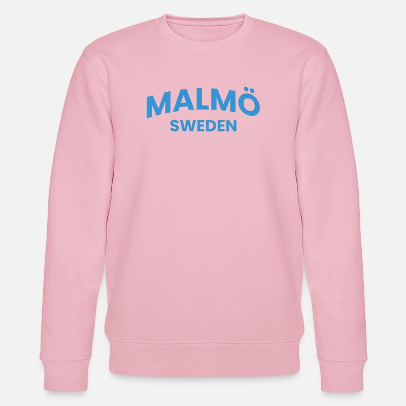 Malmö, Schwedens Stolz - Stanley/Stella Unisex Bio-Sweatshirt CHANGER  - Hellrosa