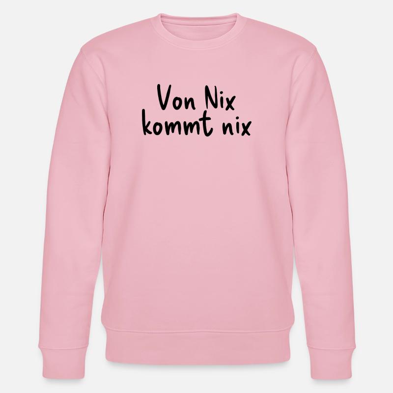 Rien ne vient de rien - Sweat bio CHANGER Stanley/Stella Unisexe - rose pâle