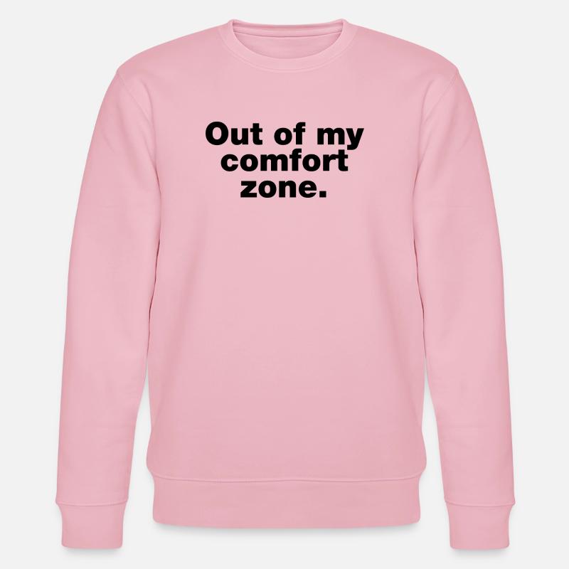 Außerhalb meiner Komfortzone - Stanley/Stella Unisex Bio-Sweatshirt CHANGER  - Hellrosa